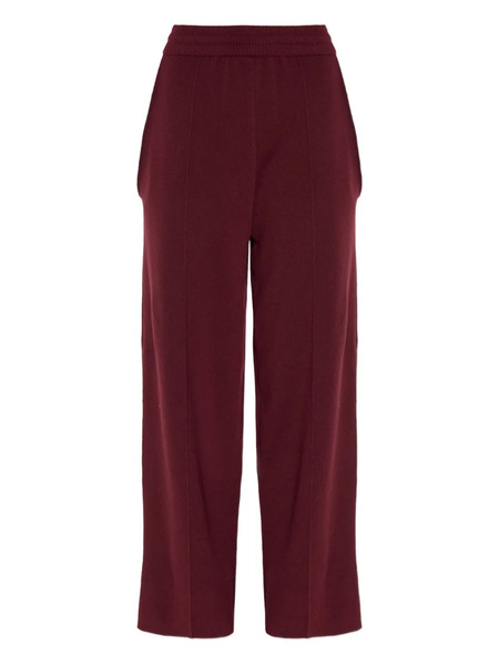  Lanvin Elasticated-waistband Wool-blend Trousers - Red 