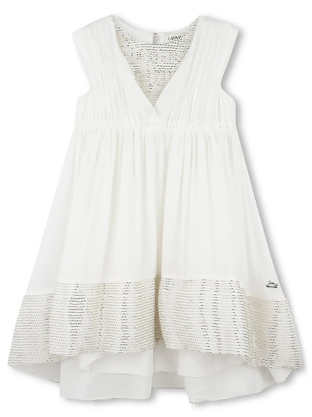  Lanvin Enfant Bead-embellished Dress - White 
