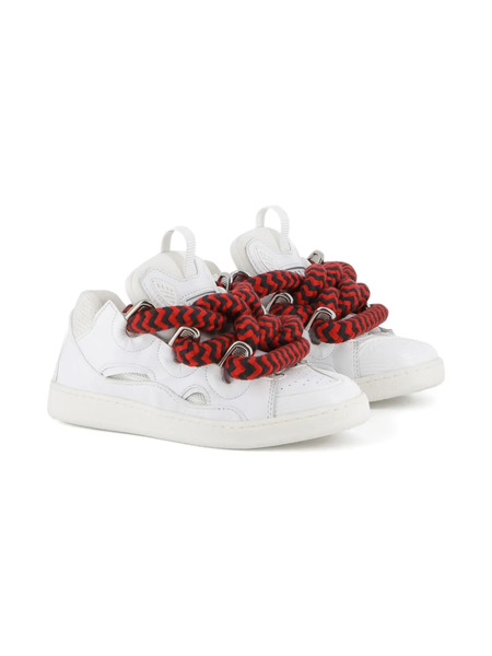  Lanvin Enfant Curb Sneakers - White 