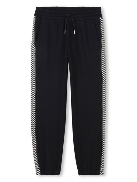  Lanvin Enfant Elasticated Drawstring Track Pants - Black 