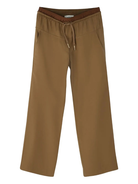  Lanvin Enfant Elasticated-waist Trousers - Brown 