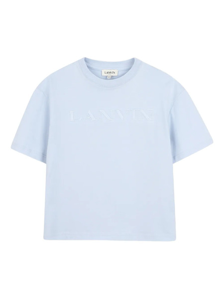  Lanvin Enfant Embossed T-shirt - Blue 