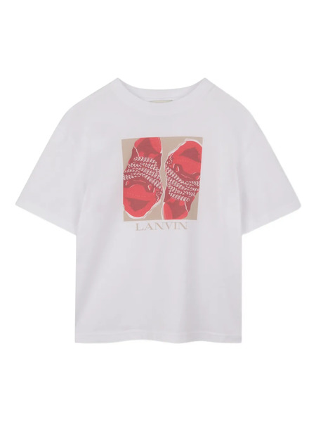  Lanvin Enfant Graphic-print T-shirt - White 