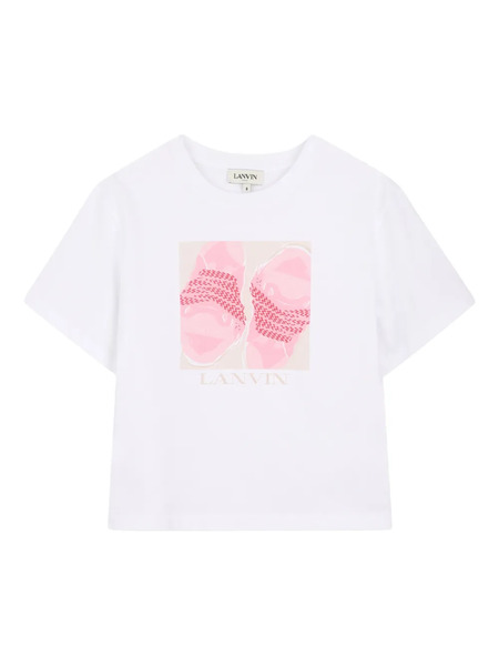  Lanvin Enfant Graphic-print T-shirt - White 