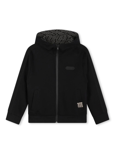  Lanvin Enfant Hooded Jacket - Black 