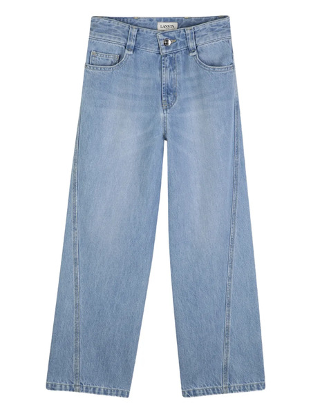  Lanvin Enfant Logo Jeans - Blue 