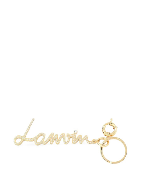  Lanvin Enfant Logo-lettering Keyring - Gold 