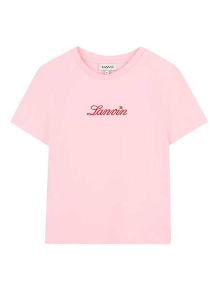  Lanvin Enfant Logo T-shirt - Pink 