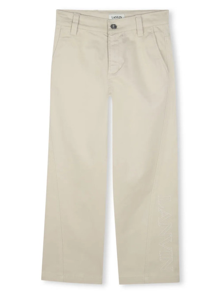 Lanvin Enfant Straight Leg Trousers - Neutrals 