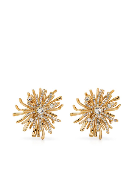  Lanvin Flower-detailed Earrings - Gold 