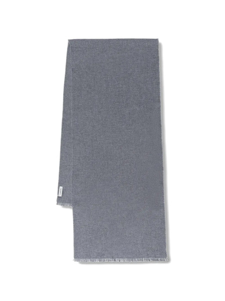  Lanvin Frayed Scarf - Grey 