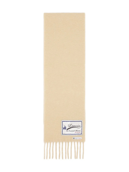  Lanvin Fringed Scarf - Neutrals 