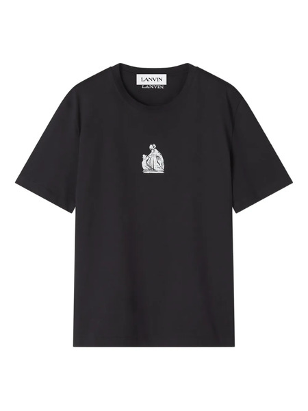  Lanvin Graphic-print T-shirt - Black 