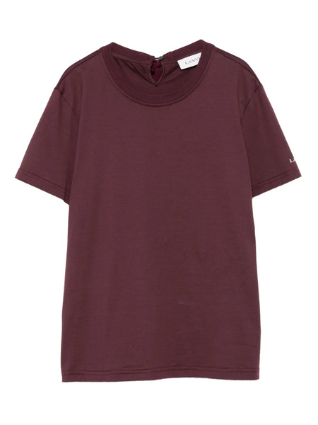  Lanvin Keyhole Tie-detail Top - Purple 