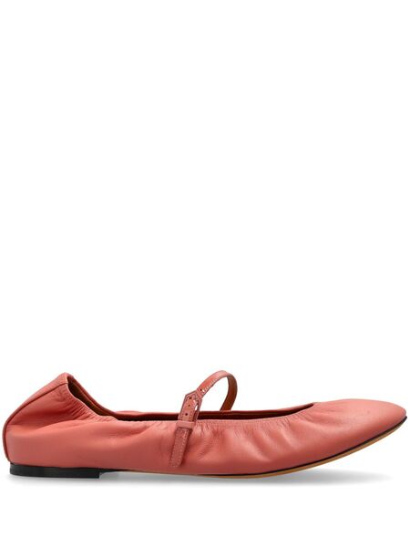  Lanvin Leather Ballerina Shoes - Pink 