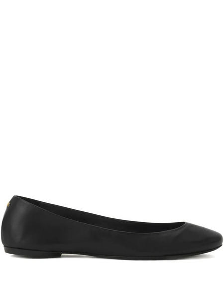  Lanvin Leather Ballet Flats - Black 