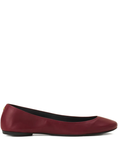  Lanvin Leather Ballet Flats - Red 