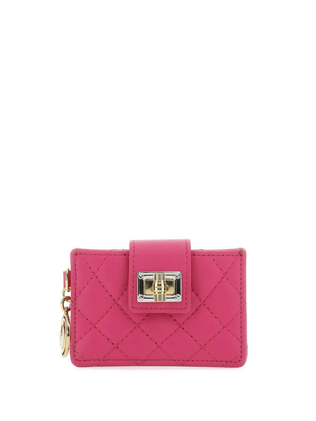  Lanvin Leather Card Holder - Pink 