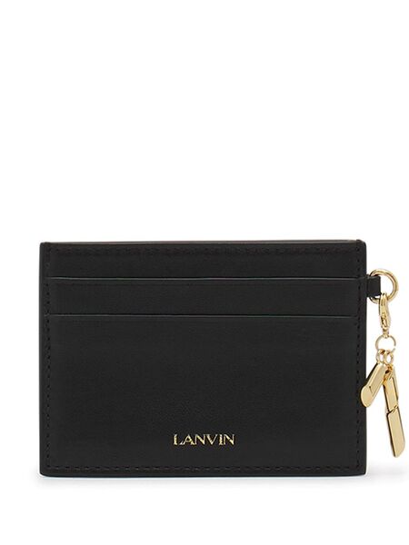  Lanvin Leather Cardholder - Black 