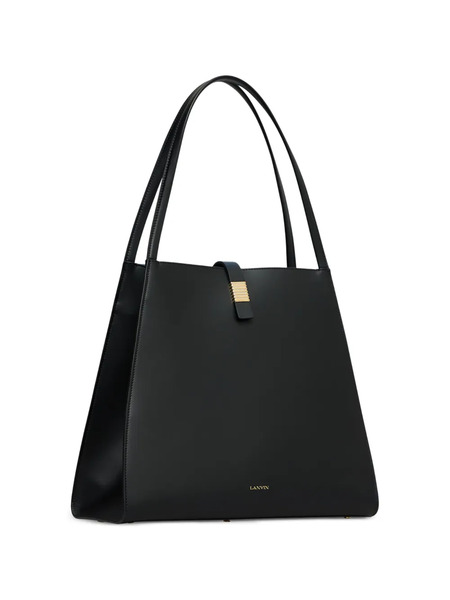  Lanvin Leather Shoulder Bag - Black 