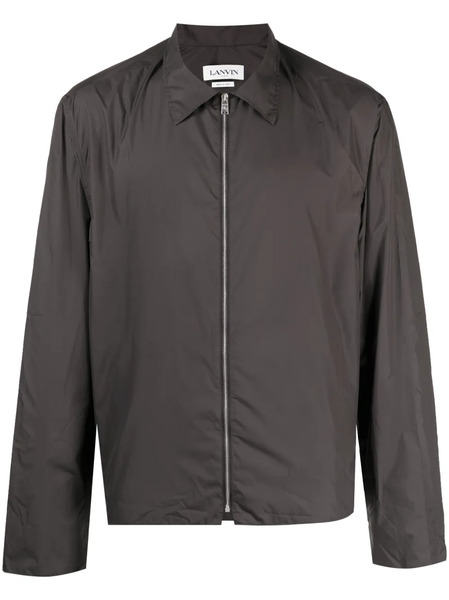  Lanvin Lightweight Zip-up Shirt - Grey 