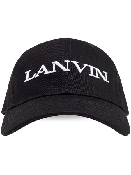  Lanvin Logo-embroidered Baseball Cap - Black 