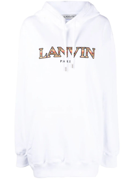  Lanvin Logo-embroidered Hoodie - White 