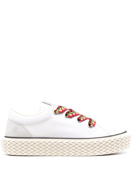  Lanvin Logo Low-top Sneakers - White 