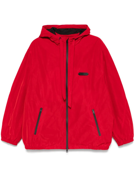  Lanvin Logo-patch Windbreaker - Red 