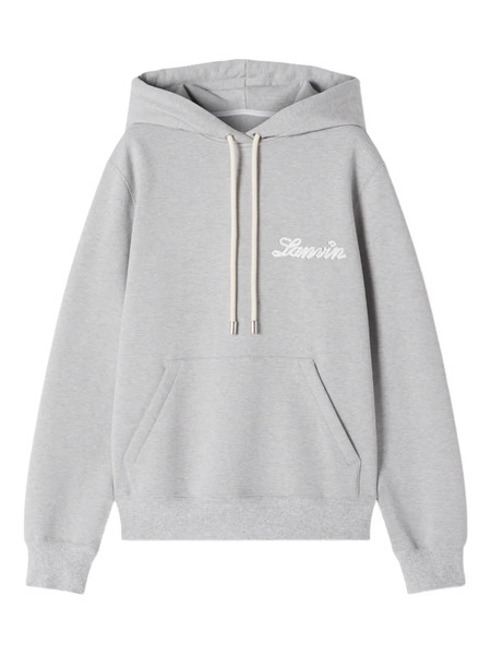  Lanvin Logo-print Hooded - Grey 