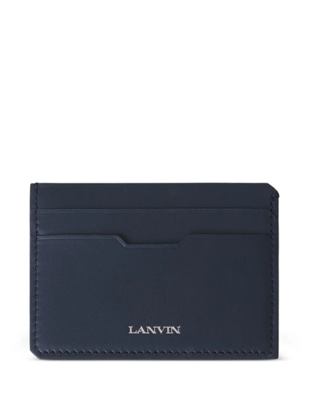  Lanvin Logo-stamp Cardholder - Blue 