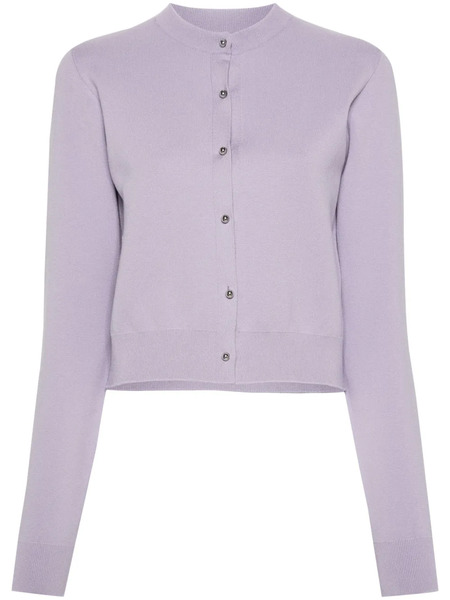  Lanvin Long Sleeve Cardigan - Purple 