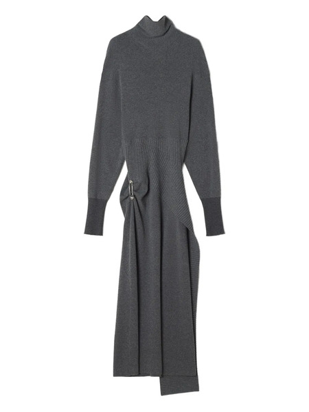  Lanvin Long-sleeves Maxi Dress - Grey 