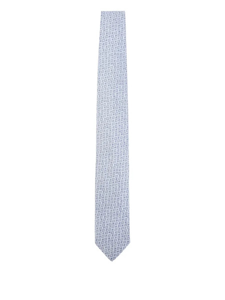  Lanvin Losange-pattern Tie - Blue 