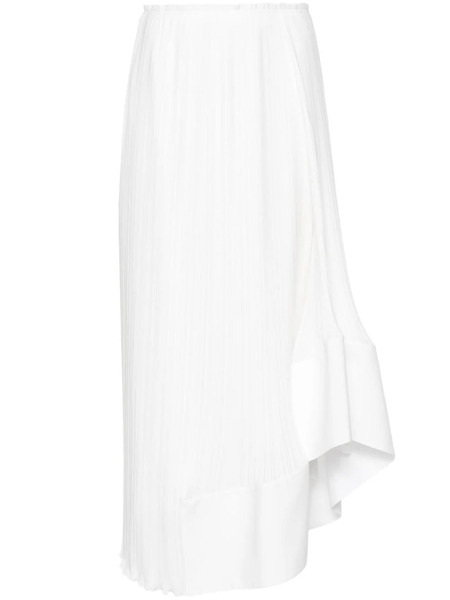  Lanvin Midi Pleated Skirt - Black 