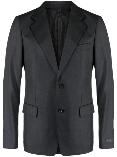  Lanvin Notched-lapel Single-breast Blazer - Grey 