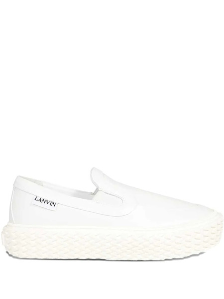  Lanvin Round-toe Sneakers - White 