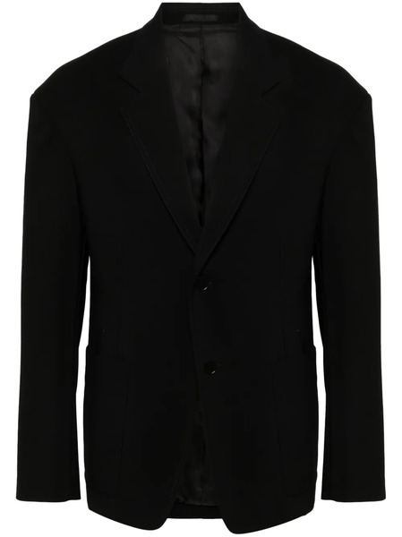  Lanvin Shoulder-pads Single-breasted Blazer - Black 