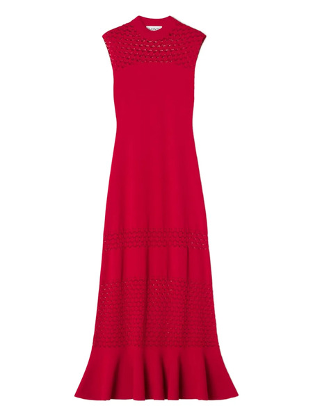  Lanvin Sleeveless Maxi Dress - Red 