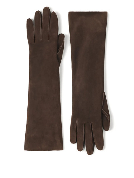  Lanvin Suede Gloves - Brown 