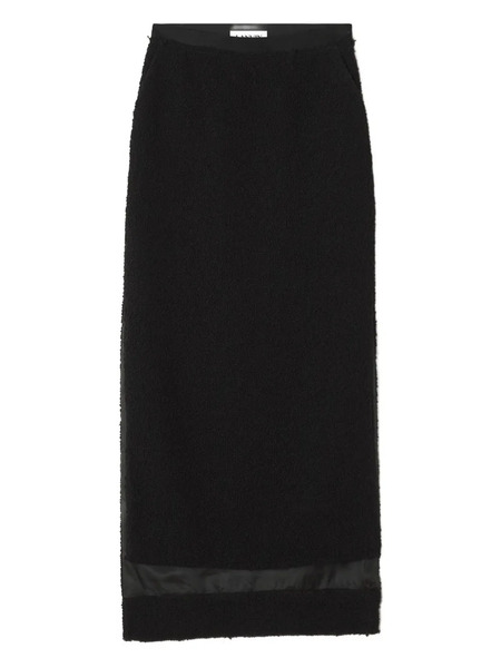  Lanvin Textured Skirt - Black 