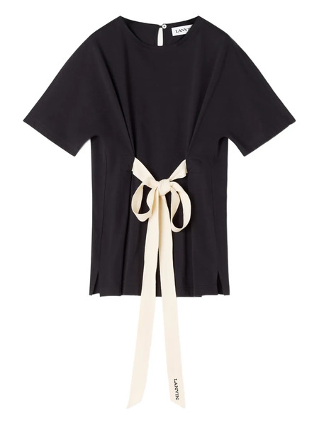  Lanvin Tie-detail Top - Black 