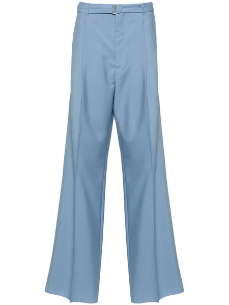  Lanvin Wide-leg Wool Trousers - Blue 