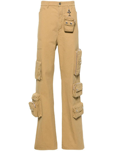  Lanvin X Future Utility-pockets Straight Trousers - Neutrals 