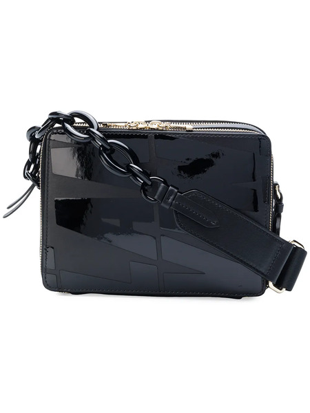  Lanvin Zip Around Shoulder Bag - Black 