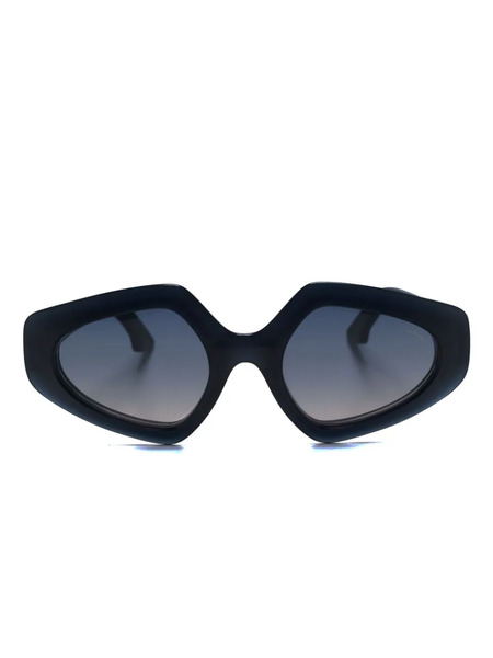 Lapima Antonia Geometric-frame Sunglasses - Blue 