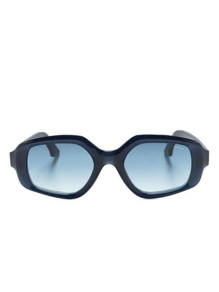  Lapima Elisa Geometric-frame Sunglasses - Blue 