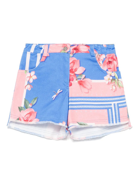  Lapin House Graphic-print Shorts - Blue 