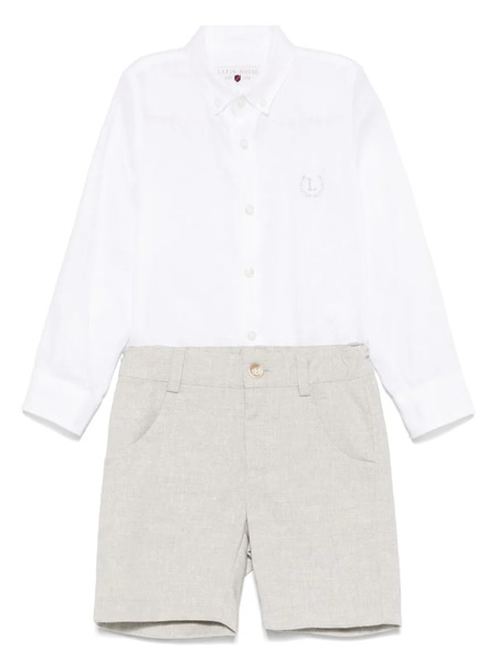  Lapin House Linen Shorts Set - Neutrals 