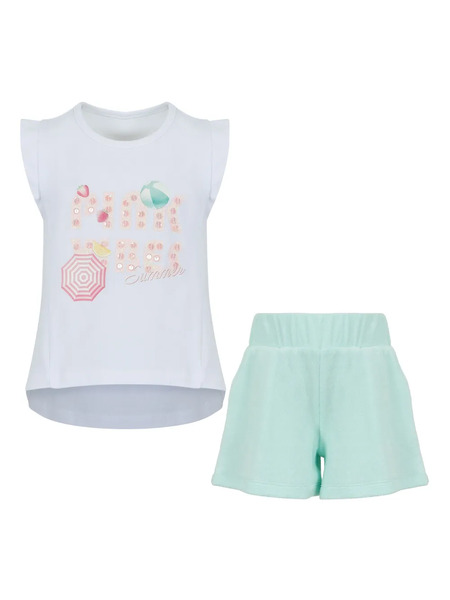  Lapin House Printed Shorts Set - Green 